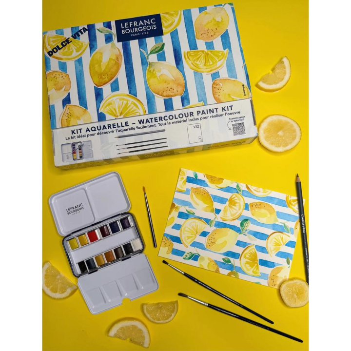 Kit Aquarelle Dolce Vita - Lefranc Bourgeois - Rougier et Plé
