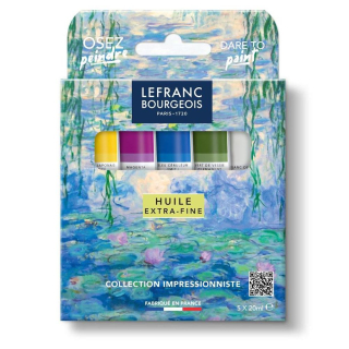 Huile extra-fine Set Giverny 5 x 20 ml - Lefranc Bourgeois - Rougier et Plé