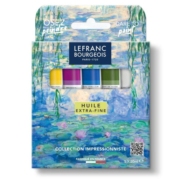 Huile extra-fine Set Giverny 5 x 20 ml - Lefranc Bourgeois - Rougier et Plé