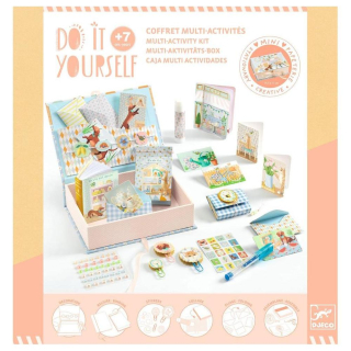 Coffret multi-activités DIY Papeterie La vie est douce - Djeco - Rougier et Plé
