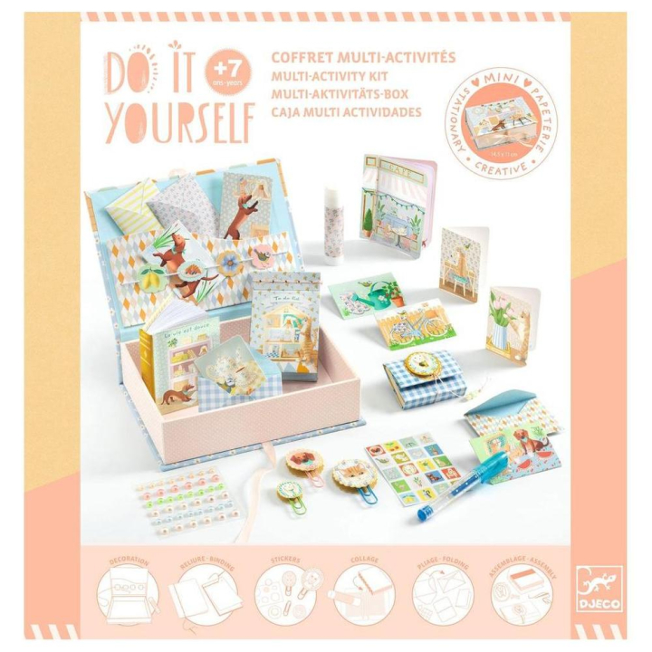 Coffret multi-activités DIY Papeterie La vie est douce - Djeco - Rougier et Plé