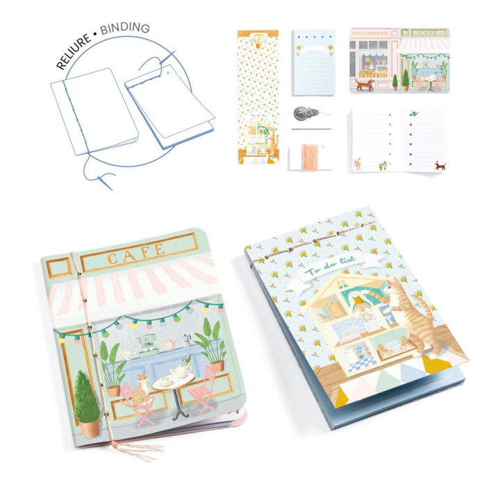 Coffret multi-activités DIY Papeterie La vie est douce - Djeco - Rougier et Plé
