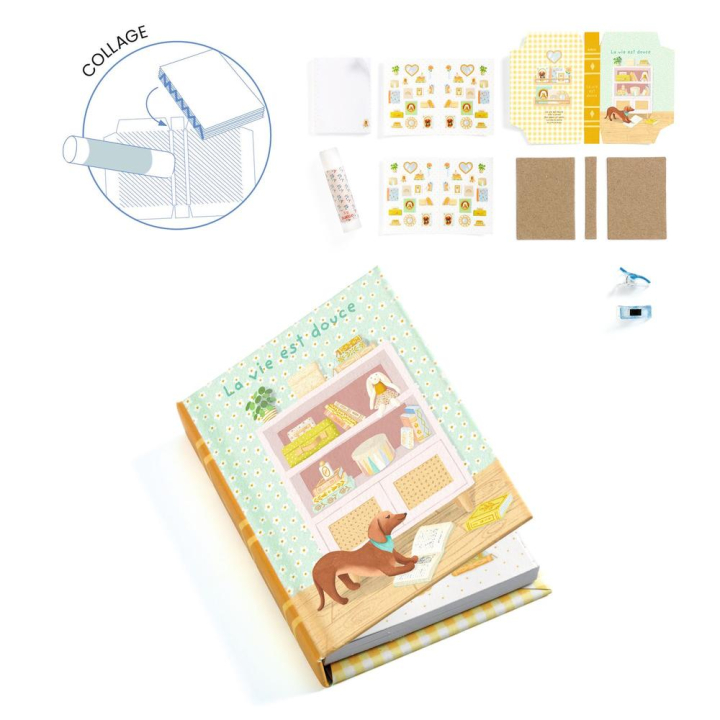 Coffret multi-activités DIY Papeterie La vie est douce - Djeco - Rougier et Plé