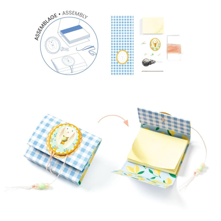 Coffret multi-activités DIY Papeterie La vie est douce - Djeco - Rougier et Plé