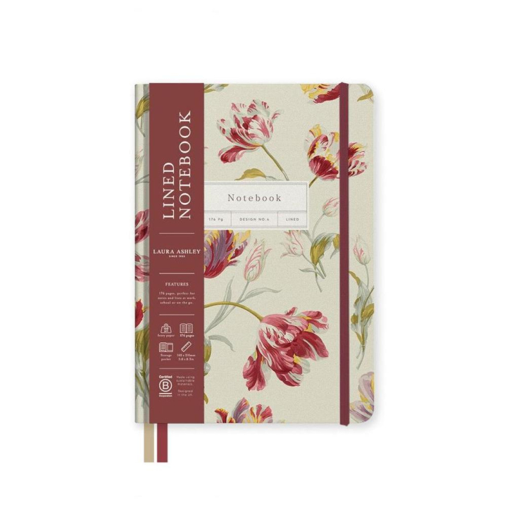 Carnet A5 couv. Rigide Ligné Gosford Cranberry - Ohh Deer - Rougier et Plé