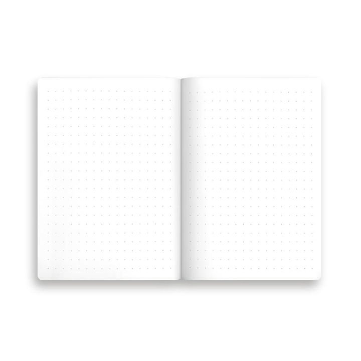 Lot de 3 Carnets cousus 13,5 x 19 cm à rayures bleues et fleurs - Ohh Deer - Rougier et Plé