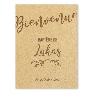 Panneau de bienvenue Baptême - Rougier et Plé