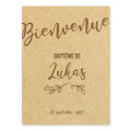 Panneau de bienvenue Baptême - Rougier et Plé