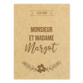Panneau de bienvenue Monsieur et Madame - Rougier et Plé