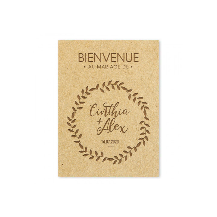 Panneau de bienvenue Couronne - Rougier et Plé