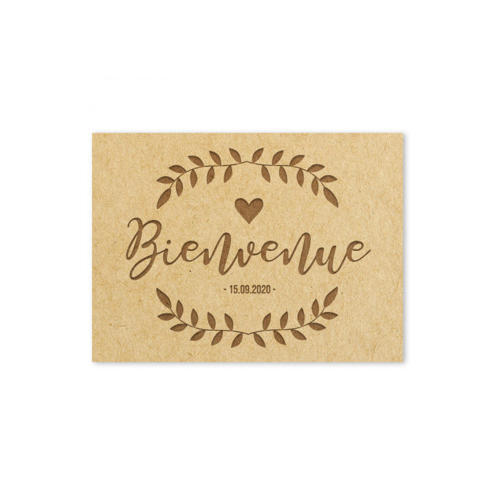 Panneau de bienvenue paysage Feuillage - Rougier et Plé