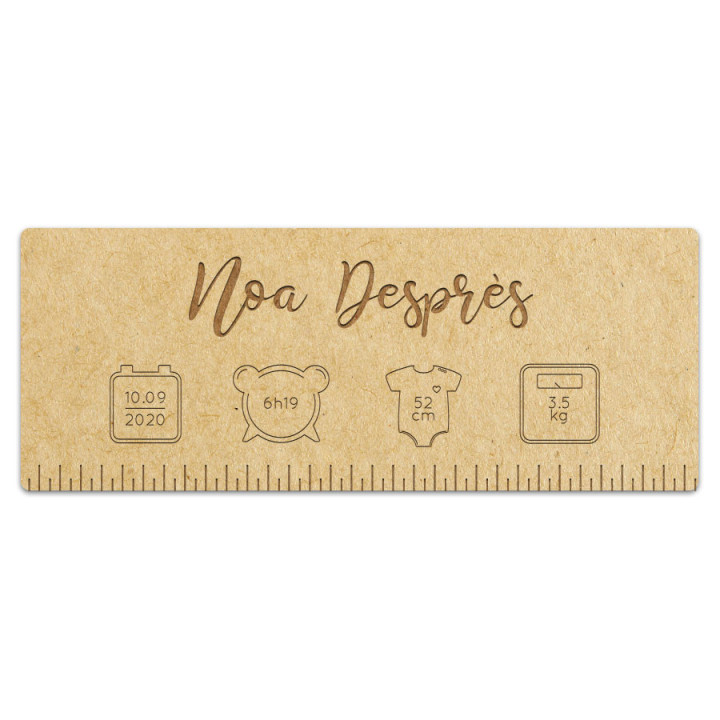 Décoration Plaque naissance à personnaliser - Rougier et Plé