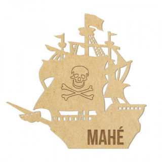 Décoration Bateau de pirate à personnaliser - Rougier et Plé