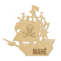 Décoration Bateau de pirate à personnaliser - Rougier et Plé
