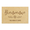 Pancarte de bienvenue florale à personnaliser - Rougier et Plé