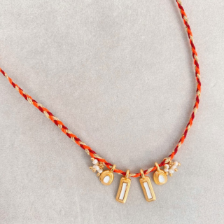 Collier tressé Linda
