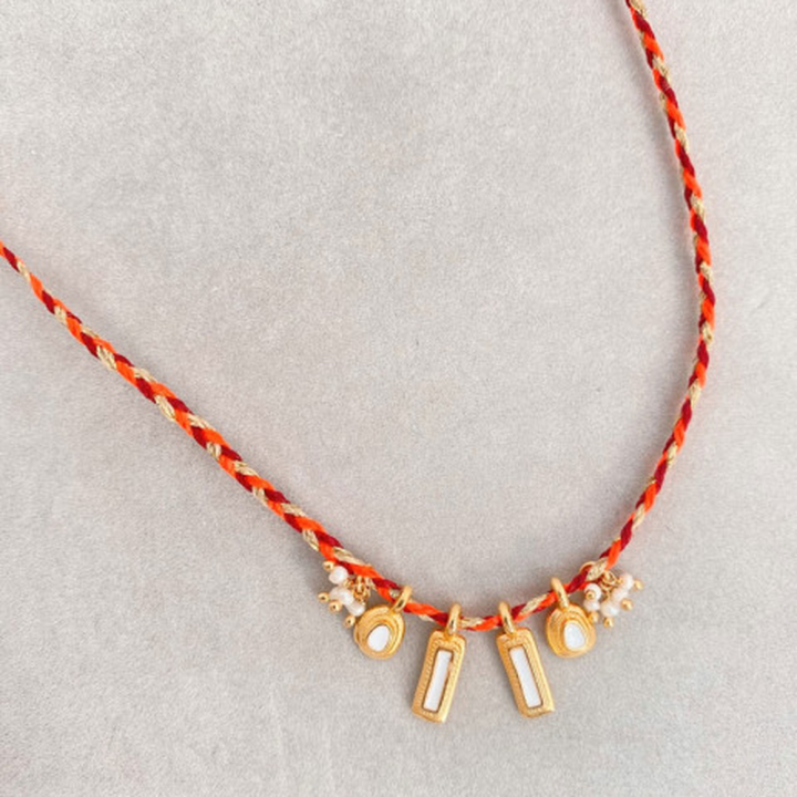 Collier tressé Linda