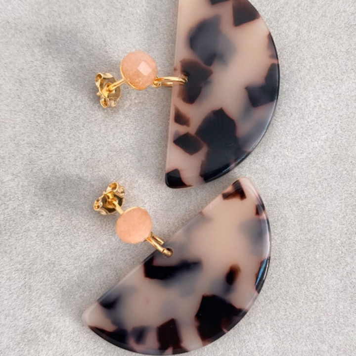 Boucles d'oreilles en acétate Clara