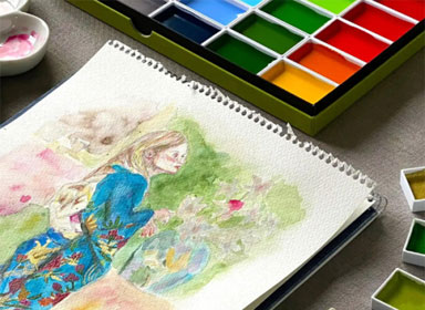 Aquarelle japonaise