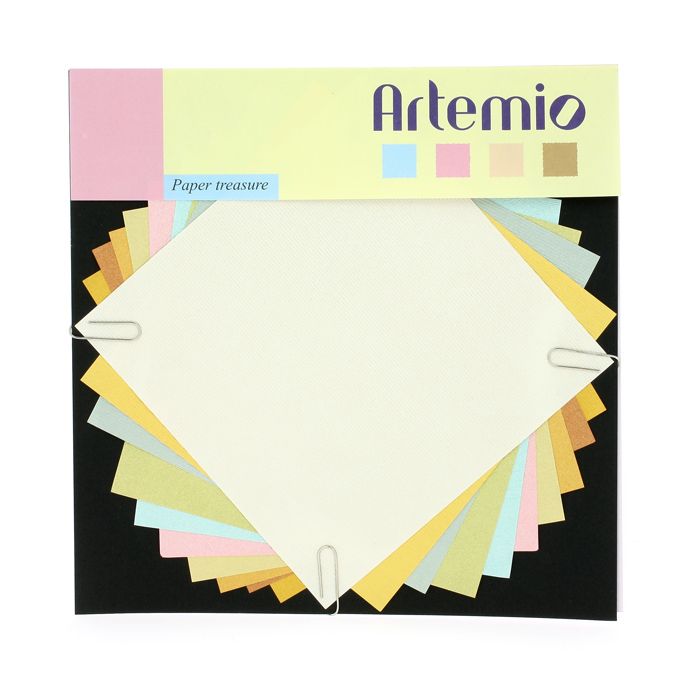 Papier Japon Artemio pour origami couleurs métallisées