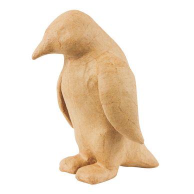 Objet en papier mâché pingouin miniature