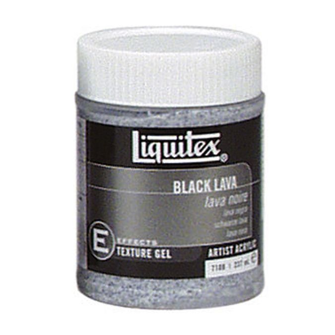 Medium-gel de texture pour acrylique 237ml lave noire