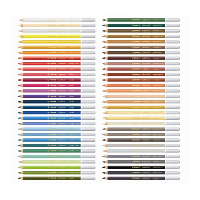 Crayon de couleur pastel aquarellable CarbOthello 110 - Blanc cendré
