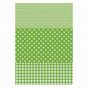 Papier Décopatch 30 x 40cm patchwork vert