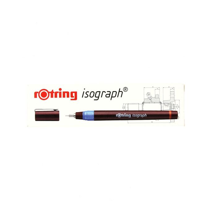 Stylo à pointe tubulaire calibrée Rotring Isograph Ø0.10mm