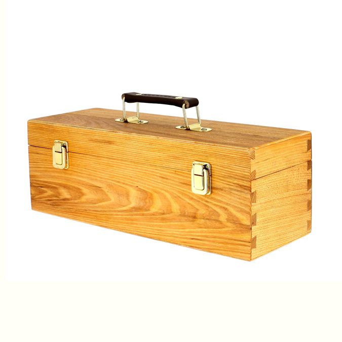 Boîte en bois vide pour accessoires 13 x 36 x 12cm