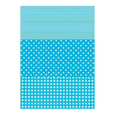Papier Décopatch 30 x 40cm 000 patchwork bleu