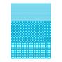 Papier Décopatch 30 x 40cm 000 patchwork bleu