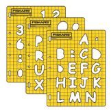 Gabarits de découpe - majuscule et chiffres (x3)