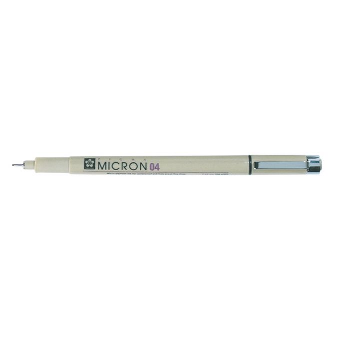 Feutre technique à pointe calibrée Pigma Micron 04 (0,4mm)
