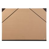 Carton à dessin kraft brun à élastiques 52x72cm