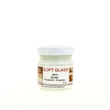 Résine Soft Glass 40g blanc
