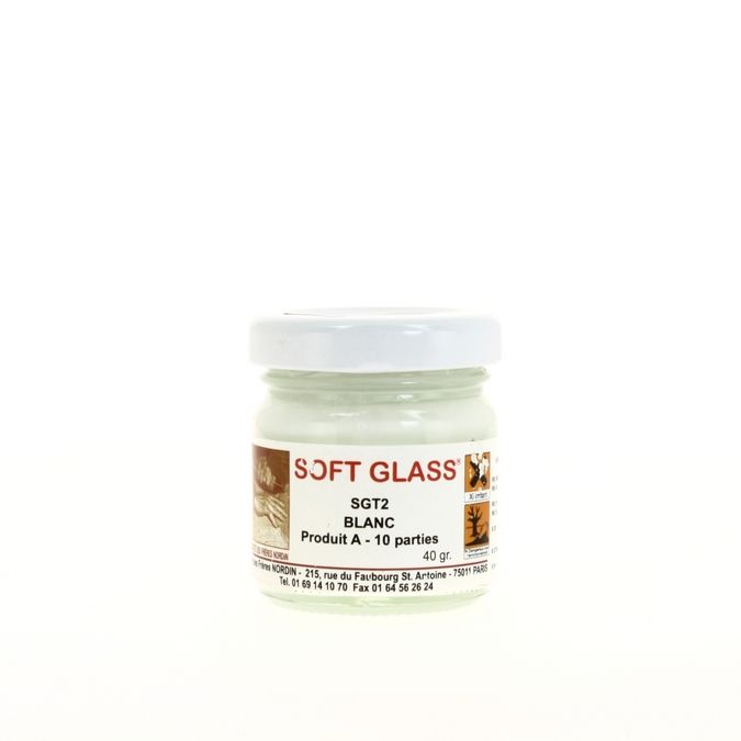 Résine Soft Glass 40g blanc