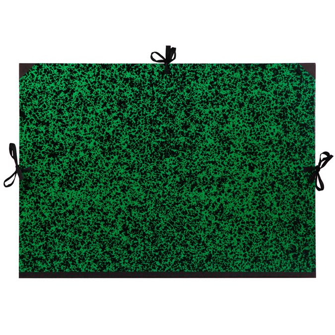 Carton à dessin Annonay vert à cordons B2 52 x 72cm