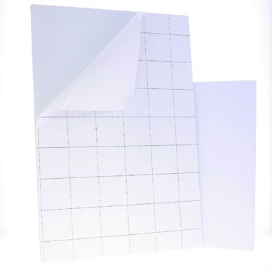 Carton mousse blanc 5 mm avec 1 face adhésive