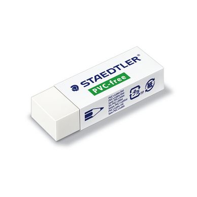 Gomme blanche Staedtler sans PVC ni latex 65 x 23mm