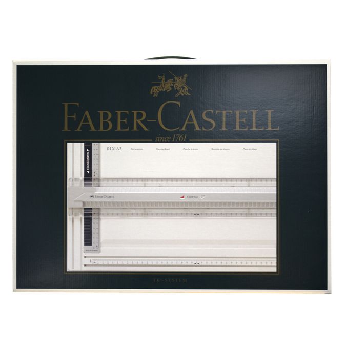 Table à dessin A3 29.7 x 42cm Faber Castell avec règle parallèle