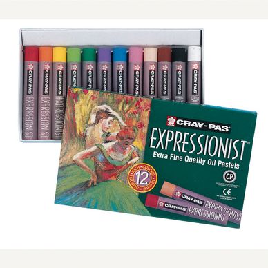 Boîte de 12 pastels à l'huile Expressionist