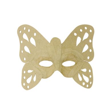 Masque de papillon en papier mâché