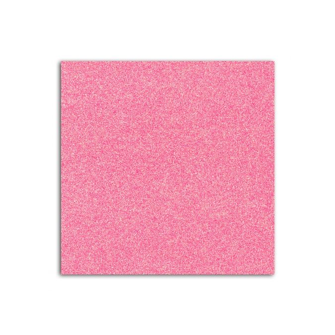 Papier adhésif pailleté rose fluo 30x30cm
