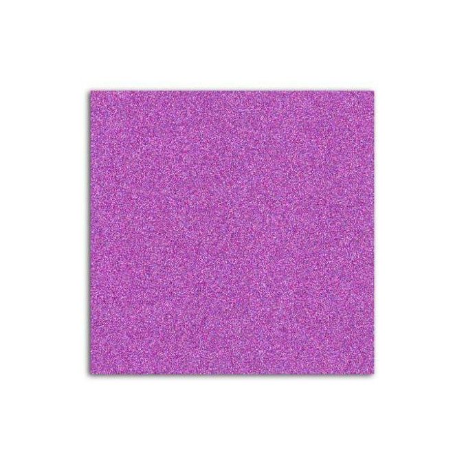 Papier adhésif pailleté violet fluo 30x30cm