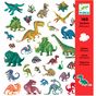 Planche d'autocollants Dinosaures 160 stickers