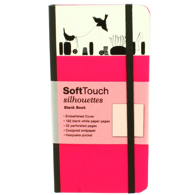 Carnet de notes SoftTouch silhouettes sewing day 9 x 18 cm