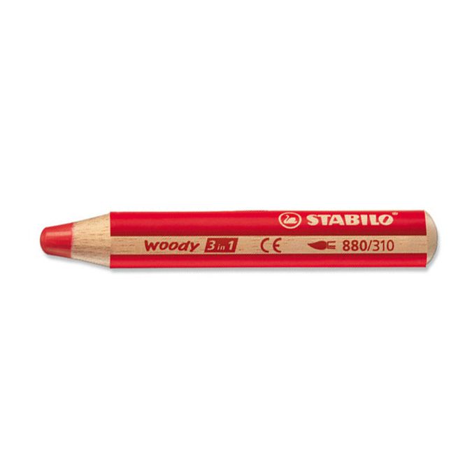 Crayon de couleur STABILO woody 3 in 1 201 Jaune pastel