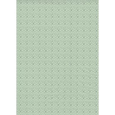 Papier Décopatch 30 x 40 cm 650 entrelacs émeraude