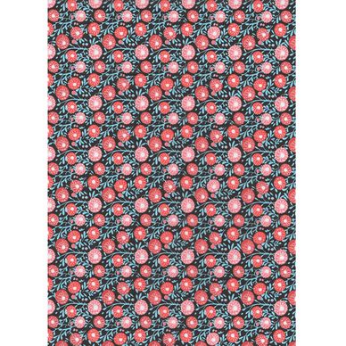 Papier Décopatch 30 x 40 cm 657 fleurs japonaises